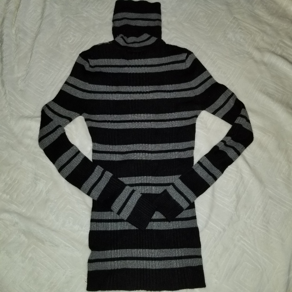 Rayon/polyester Turtleneck